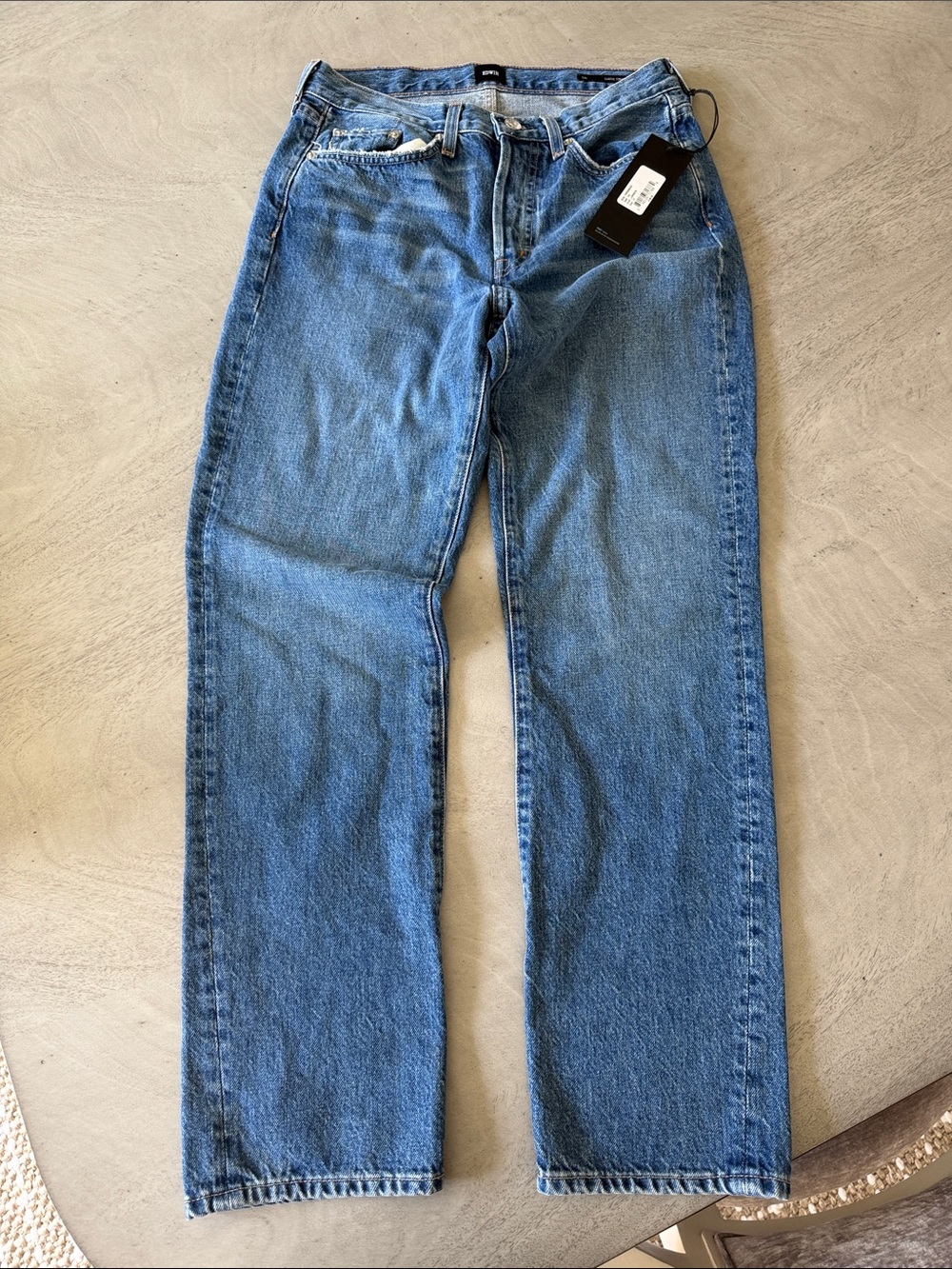 Edwin Women's Straight-Leg Jeans in Classic Blue Wash